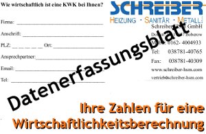 Datenerfassungsblatt